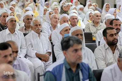 دیدار صمیمی سرپرست حجاج ایرانی با زائران کشورمان در مکه مکرمه