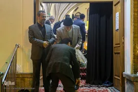 مراسم خداحافظی معتکفین