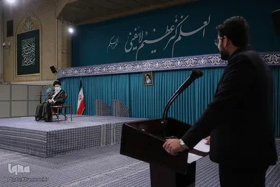 دیدار نخبگان و استعدادهای برتر تحصیلی با رهبری