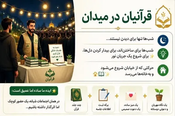 «قرآنیان در میدان»؛ تلاشی مردمی برای گسترش جلسات خانگی قرآن