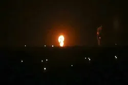 Zionist Regime Warplane Targets Hamas Position in Gaza