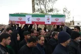 تشییع پیکر مطهر شهید مدافع وطن در یزد + عکس