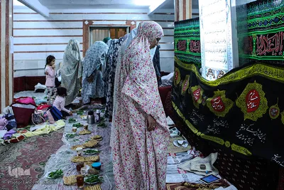 مراسم اعتکاف بانوان در مسجد باغستانی
