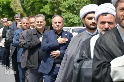 عزاداری خیابانی مردم ماکو در سالگرد عروج امام خمینی(ره)‎