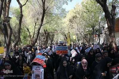 مراسم راهپیمایی روز جهانی قدس در میدان امام (ره) اصفهان