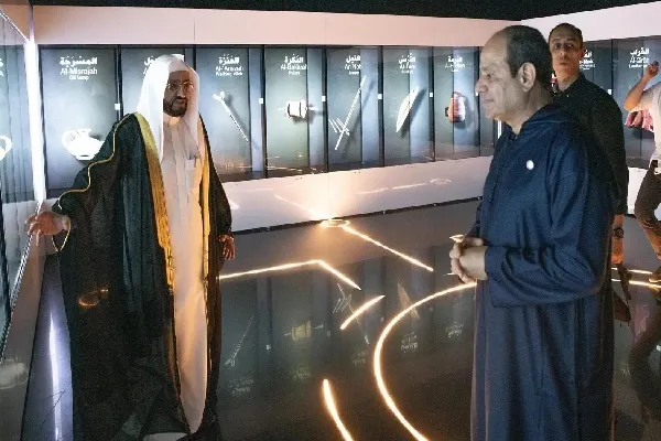 بازدید رئیس‌جمهور مصر از موزه سیره نبوی در مدینه + عکس