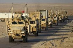 US Military Convoy Hit by Bomb near Taji Base North of Baghdad