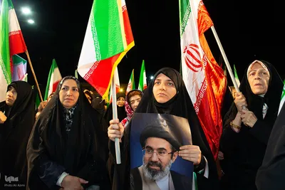 مراسم روضه‌خوانی به مناسبت شهادت رهبر انقلاب اسلامی در اصفهان