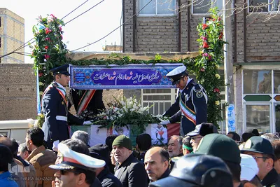 تشییع پیکر شهید مرتضی ایزدی/عکاس: پریسا بهزادی