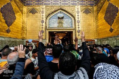 حرم حضرت علی(ع) میعادگاه راهپیمایان اربعین حسینی