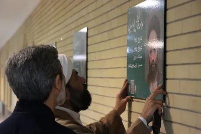 آماده سازی و نصب المان‌های نمایشگاه قرآن تبریز