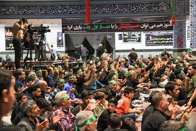 آیین دوازدهمین سال مراسم عزاداری هفتم شهادت امام حسین(ع)
