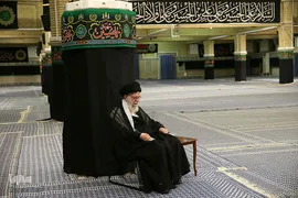 مراسم عزاداری شب تاسوعا با حضور رهبر معظم انقلاب
