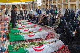 همزمان با فرارسیدن سی امین روز شهادت شهدای حادثه تروریستی حرم مطهر شاهچراغ(ع) و گرامیداشت هفته بسیج، مراسم زیارت عاشورا به همراه گلباران قبور سه شهید دوران انقلاب و هشت سال دفاع مقدس و همچنین شهدای حرم مطهر شاهچراغ(ع) توسط جمعی از بسیجیان سپاه ناحیه بقیه الله(عج) شیراز برگزار شد.