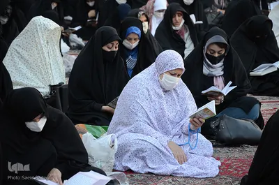 مراسم دعای عرفه در آستان مقدس حضرت سید حمزه(ع) تبریز