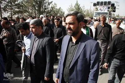 تشییع پیکر جانباختگان حادثه قطار مشهد ـ یزد
