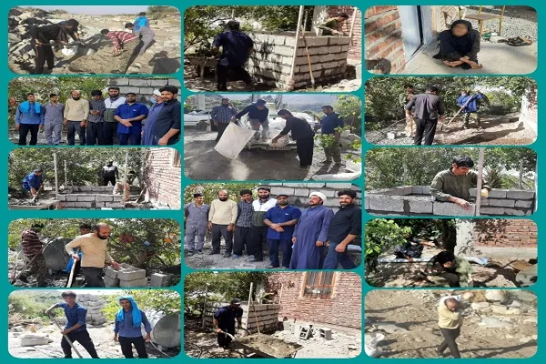 اردوی جوانان جهادی در روستای بارده با هدف محرومیت‌زدایی برپا شد