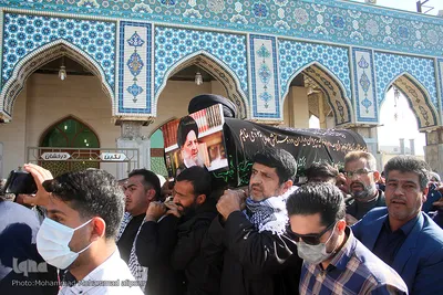تشییع و تدفین آیت‌الله سید خضر موسوی