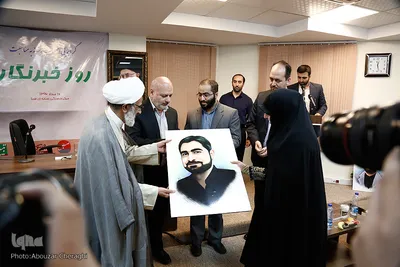 تجلیل از خبرنگار مدافع حرم