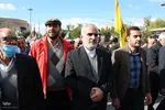 حضور اراکی‌ها در راهپیمایی 13 آبان
