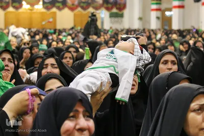 همایش شیرخوارگان حسینی در حرم حضرت معصومه (س)