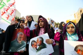تجمع دختران انقلاب در محکومیت جنایات رژیم صهیونیستی