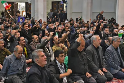 مراسم چهلمین روز شهادت قائد شهید امت در حرم شاهچراغ(ع)
