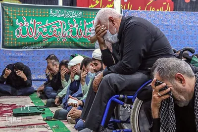 آئین وداع با پیکر شهید عبدالله اسکندری در شهرستان خرامه