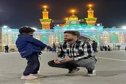 Norveçli səyyah Həzrət Əbülfəzl Abbasın (ə) hərəmini və muzeyini ziyarət etdi