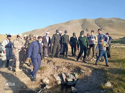 سفر یک روزه سردار عابدین خرم، فرمانده سپاه عاشورا و حضور بین عشایر ارسباران و آحاد مختلف مردم اهر