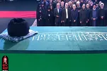 शहीद नसरल्लाह के परिवार ने शहीद रहबर के पवित्र शरीर को श्रद्धांजलि दी