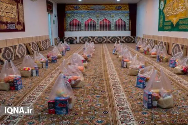 عکس | توزیع ۴ هزار بسته معیشتی در رزمایش «کفیل الزینب(س)»