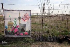 مراسم درختکاری گرامیداشت پیرغلامان اهل بیت(ع) در بوستان «باغ نو» فرهنگسرای تهران