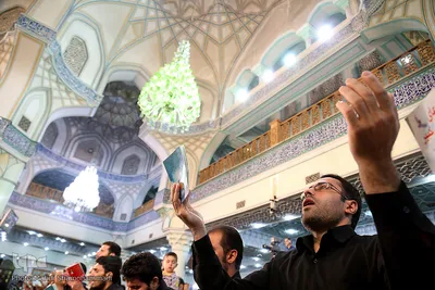 مراسم احیای شب 23 رمضان در حرم حضرت عبدالعظیم(ع)
