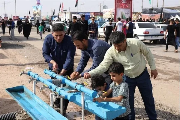 پایش لحظه‌ای آب شرب توزیع شده در مرز باشماق مریوان