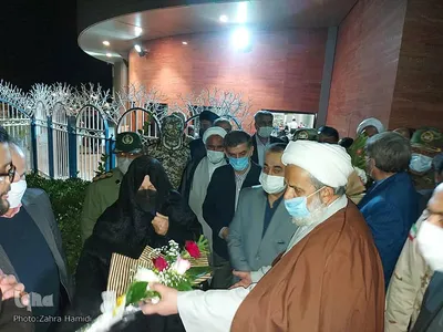 ورود خانواده شهید تازه شناسایی شده به بیرجند