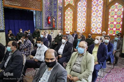 مجلس بزرگداشت شهدای دهم فروردین در مسجد حظیره یزد