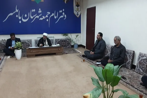 نشست اعضای بسیج رسانه و امام جمعه شهرستان بابلسر
