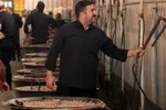 طبخ و توزیع آش گندم در یزد‎
