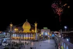 نورافشانی آسمان حرم شاهچراغ(ع)