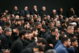 مراسم عزاداری شب تاسوعا در حسینیه امام خمینی(ره)