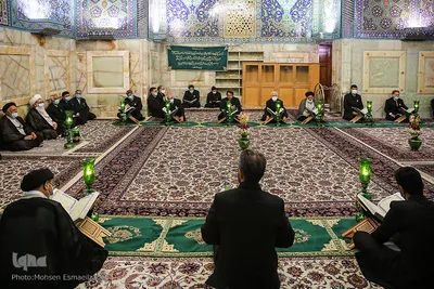 آیین سنتی «صفه» در حرم مطهر رضوی
