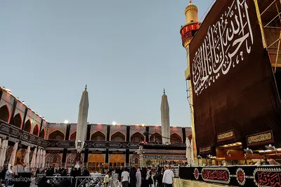 حال و هوای حرم مطهر امام علی در آستانه اربعین حسینی