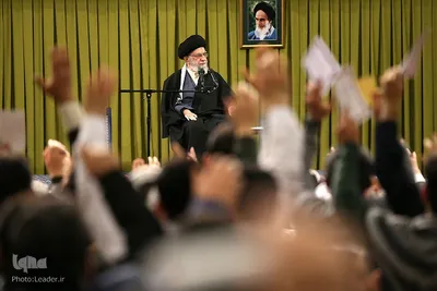 دیدار جمعی از مردم آذربایجان شرقی با حضرت آیت‌الله العظمی خامنه‌ای، رهبر انقلاب