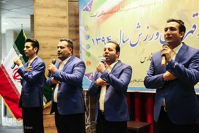 تجلیل از ورزشکاران جانباز و ایثارگر در بنیاد شهید استان فارس‎
