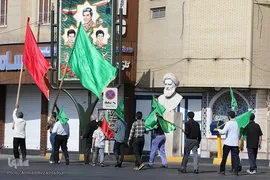 پیاده روی هیئت سه شنبه های مهدوی به سمت شاهچراغ(ع)‎‎