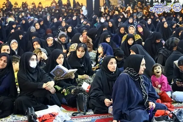آیین  احیای شب بیست و سوم ماه مهمانی خدا در ساری