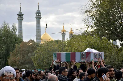 تشییع روحانی شهید مدافع حرم، حجت الاسلام محمد حسن دهقانی