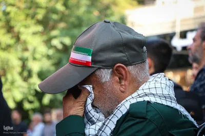 مراسم تشییع پیکر شهیدان مصطفی امینی و عبدالحسین شیخ‌کوپایی
