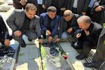 آیین عطرافشانی و تجدید میثاق با آرمان های شهدا در ساری